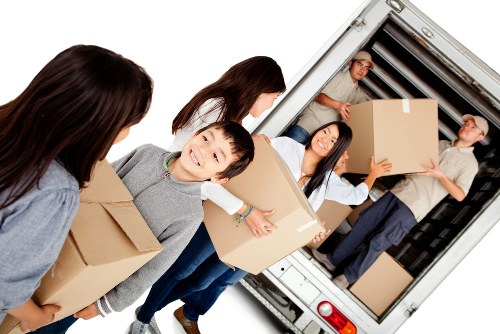 Local removals team preparing for a home move in Watford