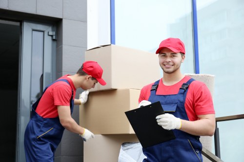Local removals team planning a move in Watford