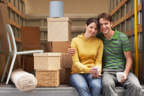 Preparing unwanted furniture for pick-up in Watford