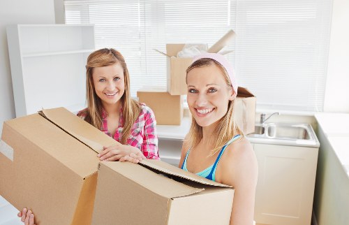 Packing and moving boxes for a Watford house move