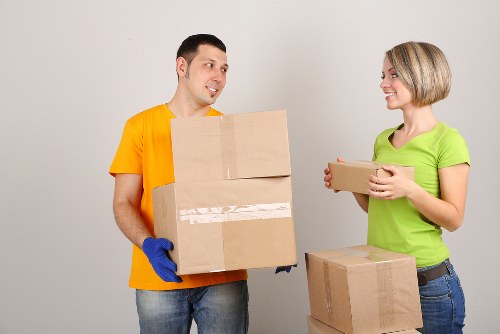 Loading and transport arrangements for a man and van service