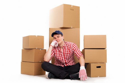 Local packing support for a flat move in Watford